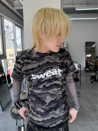 カラー メンズ PARKiiiNG所属・m a iのヘアスタイル