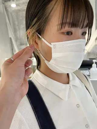 ミディアム カラー 川本 裕🌿のヘアスタイル