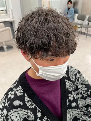 メンズ 髪質改善/韓国ヘア/ 縮毛矯正/藤原のヘアスタイル