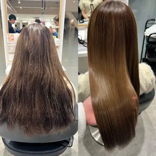 ロング 髪質改善／透明感 NAKAIEのヘアスタイル