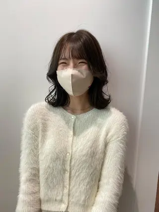 ミディアム カラー CURIO/南船場 /RIN💈🍎のヘアスタイル