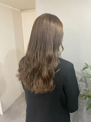 セミロング カラー ヘアアレンジ ボブ /ニュアンス/ satomi🧸💖のヘアスタイル