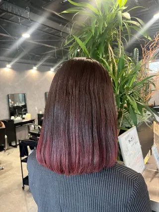 ミディアム ink aiのヘアスタイル