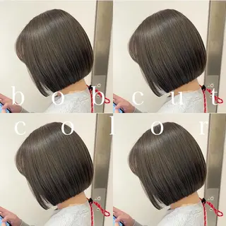 ミディアム カラー コテ巻き風パーマ✨ 韓国ヘア🤎近下菜央のヘアスタイル