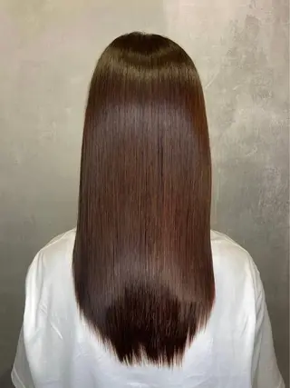 ロング カラー ツバサ 髪質改善のヘアスタイル