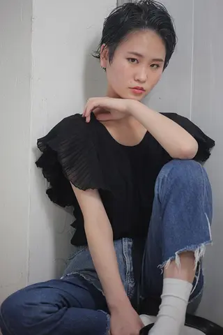 ショート パーマ 福岡天神⭐︎ lotyのヘアスタイル