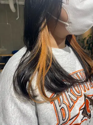 ロング カラー アカリ /パーマスタイルのヘアスタイル