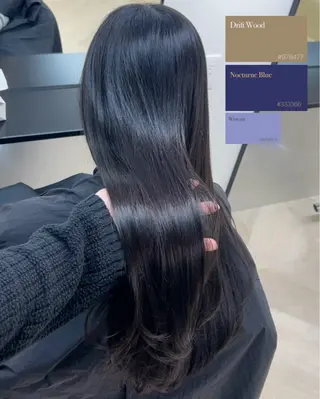 ロング 結 菜のヘアスタイル