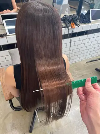 ロング カラー ヘアアレンジ 🌈本物の髪質改善 森田涼平のヘアスタイル