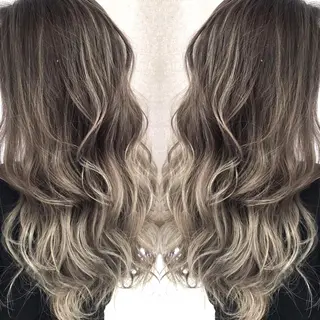 ロング カラー 井上 一平のヘアスタイル