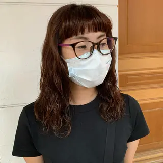 セミロング パーマ m ā l o.🌷 サカモトマイコのヘアスタイル