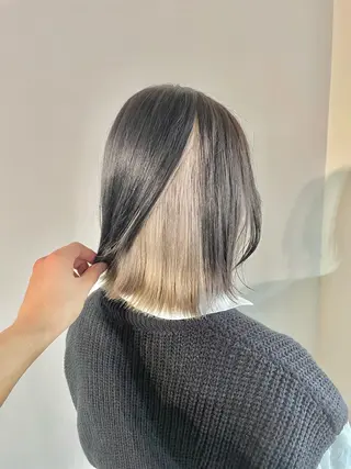 ミディアム カラー La fith hair ray所属・メンズ/パーマ/ ブリーチ/KAITOのヘアスタイル