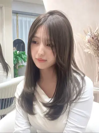 ロング カラー MIRAC所属・Ryoichi⛓️ 韓国ヘア/ハイトーンのヘアスタイル
