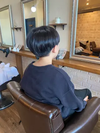 ショート Hair & Eyelash Riche所属・肥田 夕蘭のヘアスタイル