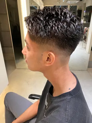 ショート メンズ 大人可愛いレイヤー 大田のヘアスタイル