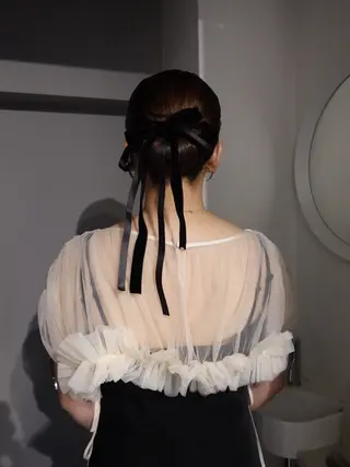 ミディアム ヘアアレンジ mina 🌷のヘアスタイル