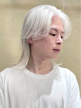 ミディアム メンズ 塩谷 雪花のヘアスタイル