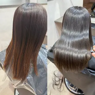 セミロング ✨シルクストレート✨ 美髪髪質改善Yukiのヘアスタイル