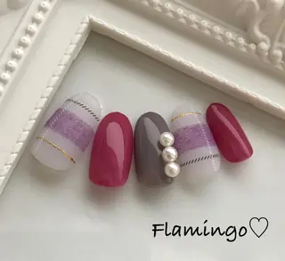 ネイル 浮きにくいフィルイン ｜上品シンプルネイルのネイルデザイン