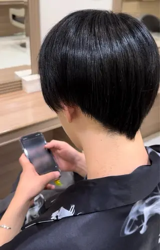 パーマ メンズ 韓国レイヤー🇰🇷 Hiiro💜のヘアスタイル