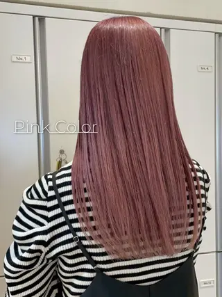 ロング ハイトーン/カラー /ウルフ/RENAのヘアスタイル