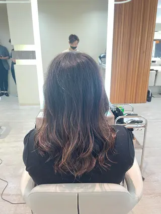 セミロング 淡路上新庄/髪質改善 .艶カラー/野口春貴のヘアスタイル