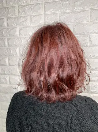 ミディアム カラー Lee東三国 店長 谷辻誠志のヘアスタイル