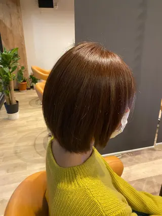 ショート カラー うる艶カラー 🌼aokiのヘアスタイル