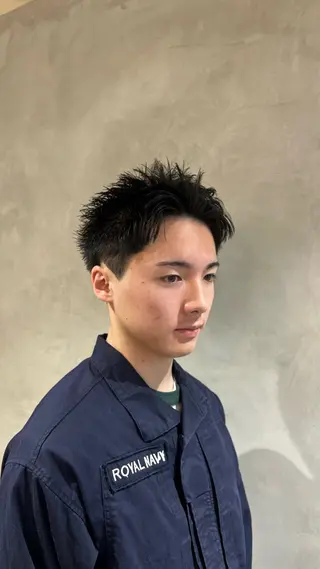 メンズ 横浜/ショート/ レイヤーカットのヘアスタイル