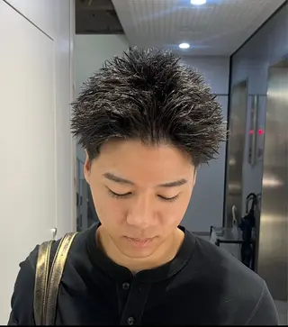 ショート カラー パーマ メンズ 🔥メンズ 特化🔥菊水皐暉🔥のヘアスタイル