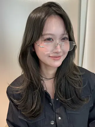 ロング 透明感🍨レイヤー ヘアセット/miyuのヘアスタイル