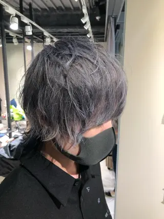 メンズ 韓国カラーエクステ 👑代表渡部雅己👑のヘアスタイル