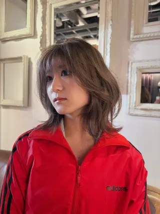 ミディアム カラー bloc japon所属・Shiena/ モテ愛されのヘアスタイル