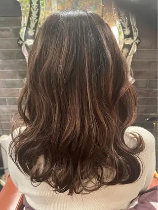 セミロング アフィロス所属・五十嵐 舞のヘアスタイル