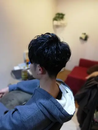 ショート パーマ 北林 弘展のヘアスタイル