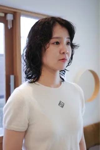 ミディアム パーマ ミディアムパーマ /癖毛パーマのヘアスタイル