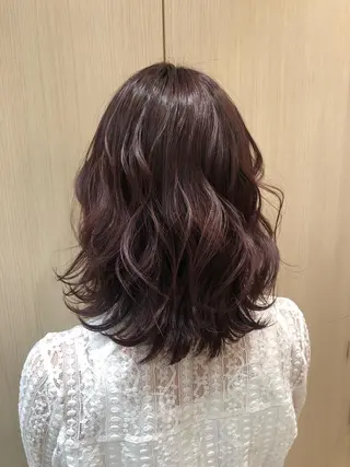 ミディアム カラー ヘアアレンジ 韓国ヘアメイク🎀/ 縮毛矯正✨山本媛香のヘアスタイル
