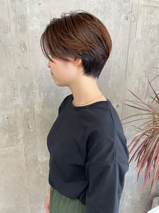 ショート カラー 江上拓郎/ショート /酸性ストレートのヘアスタイル