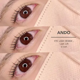 マツエク・マツパ ANDO HIKARIのマツエク・マツパデザイン