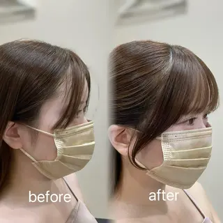 ミディアム カラー HINA🎀韓国ヘア / アイリストのヘアスタイル