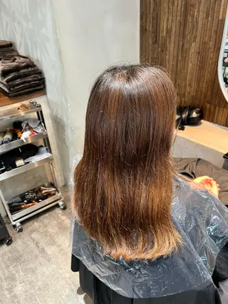 ミディアム カラー ✨髪質改善 縮毛矯正 艶髪 立川 コウキ✨のヘアスタイル