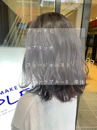 ミディアム HAIR  SALONgenie (ヘアーサロンジーニー)所属・嶋崎 啓人のヘアスタイル