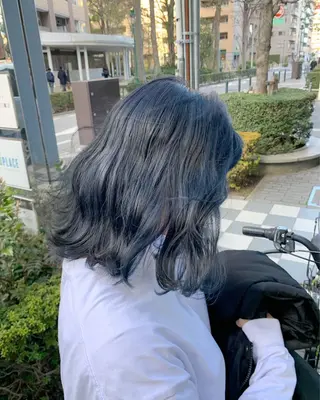 ミディアム カラー 平野葵🎀 hair/nailのネイルデザイン