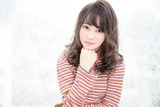 セミロング カラー Re:ta Hair 飯田淳平のヘアスタイル