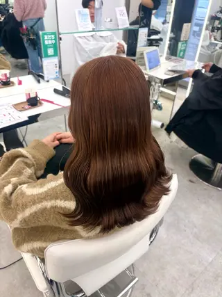 セミロング カラー ハイトーン/エクステ /りこぴん🎀のヘアスタイル