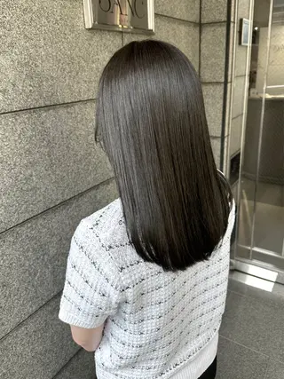 カラー 本町/新町/心斎橋 透明感カラーSANCのヘアスタイル