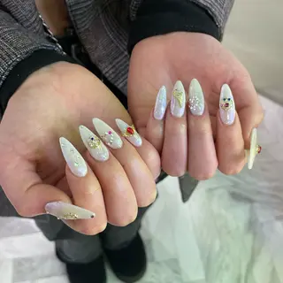 ネイル クルミ/ 💕ワンホンネイルのネイルデザイン