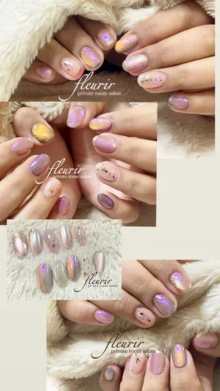 ネイル フルリール 【プライベートサロンのネイルデザイン