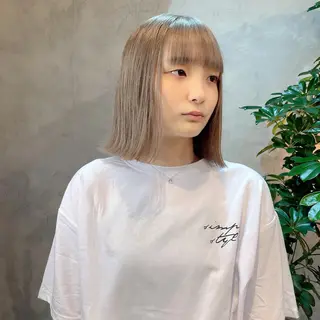 ショート 顔周りカット× 髪質改善【リョウ】のヘアスタイル