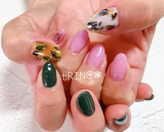 ネイル tRING＊ しいの木台のネイルデザイン